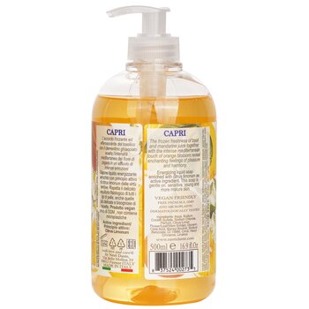 Nesti Dante - Dolce Vivere Vegan Liquid Soap - Capri - Orange Blossom, Frosted Mandarine & Basil Image 2