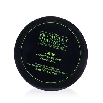 The Piccadilly Shaving Co. Lime Luxury Shaving Cream 180g/6oz
