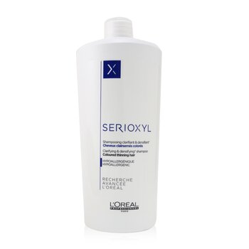 Professionnel Serioxyl Clarifying & Densifying Shampoo (Coloured Thinning Hair) (1000ml/33.8oz) 