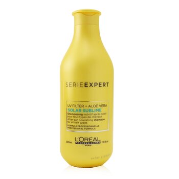 Professionnel Serie Expert - Solar Sublime UV Filter + Aloe Vera After-Sun Nourishing Shampoo (For All Hair Types) (300ml/10.1oz) 