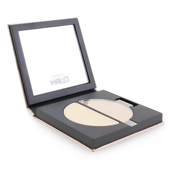 Halo Glow Highlighter Duo - # Golden Pearl (5g/0.17oz) 