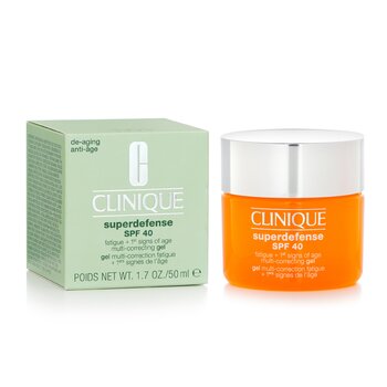 Clinique - Superdefense SPF 40 Fatigue + 1st Signs Of Age Multi-Correcting Gel Image 1