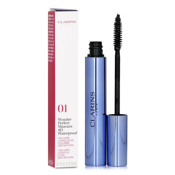 Clarins - Wonder Perfect Mascara 4D Waterproof- # 01 Perfect Black Image 1