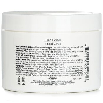 Epicuren - Fine Herbal Facial Scrub - For Dry, Normal & Combination Skin Types (Salon Size) Image 2