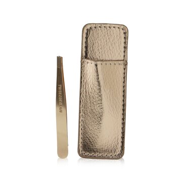 Tweezerman - Mini Slant Tweezer With Case - Rose Gold (Studio Collection) Image 1