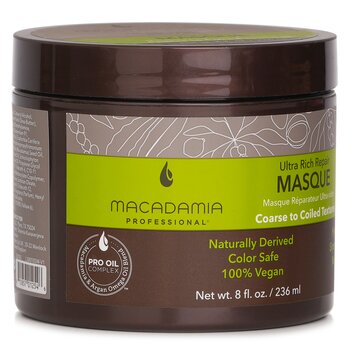 Macadamia Natural Oil - Professional Ultra Rich Repair Masque (Coarse to Coiled Textures) Image 1