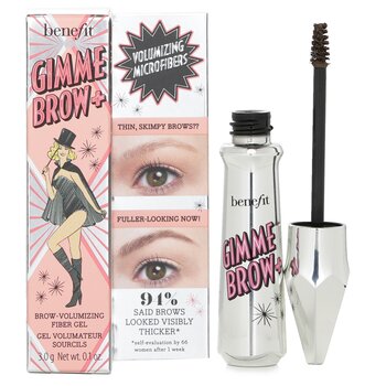 Benefit - Gimme Brow+ Volumizing Fiber Gel - #4 (Warm Deep Brown) Image 1