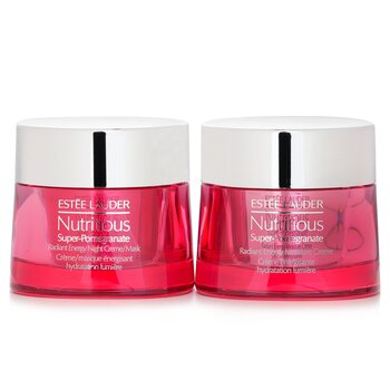 Estee Lauder - Nutritious Super-Pomegranate Day & Night Radiance Set: Moisture Creme 50ml+ Night Creme/Mask 50ml Image 1