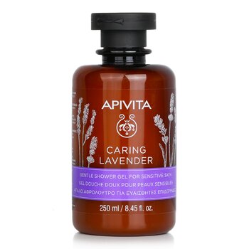 Caring Lavender Gentle Shower Gel For Sensitive Skin (250ml/8.45oz) 
