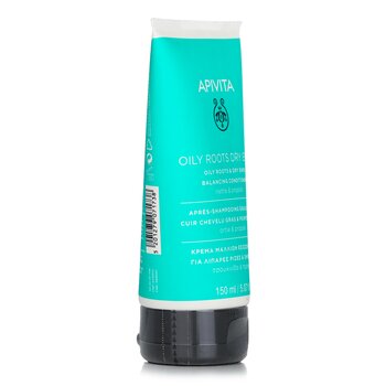 Apivita - Oily Roots & Dry Ends Balancing Conditioner with Nettle & Propolis Image 1