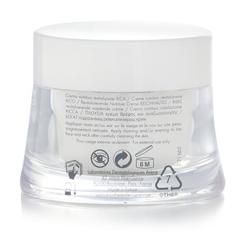 Avene - Revitalizing Nourishing Rich Cream - For Very Dry Sensitive Skin Image 2