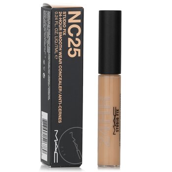 MAC - Studio Fix 24 Hour Smooth Wear Concealer - # NC25 (Light Beige With Golden Peach Undertone) Image 1