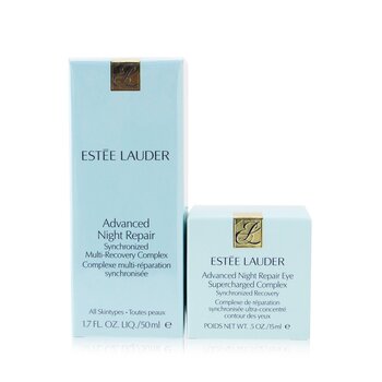 Estee Lauder - Advanced Night Repair Set: Synchronized Multi-Recovery Complex 50ml+ Eye Supercharged Complex 15ml Image 2