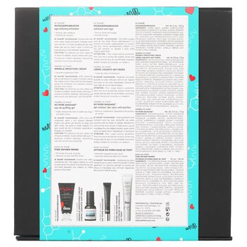 Dr. Brandt - 25 Years Of Dr. Brandt Kit: Microdermabrasion 60g+ Wrinkle Smoothing Cream 15g+ Pore Refiner Primer 30ml+ No More Baggage 15g Image 2