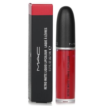 MAC - Retro Matte Liquid Lipcolour - # 104 Fashion Legacy (Intense Fire Truck Red) (Matte) Image 1