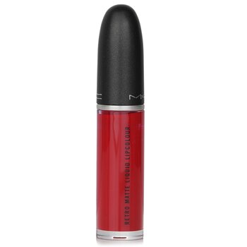 Retro Matte Liquid Lipcolour - # 104 Fashion Legacy (Intense Fire Truck Red) (Matte) (5ml/0.17oz) 