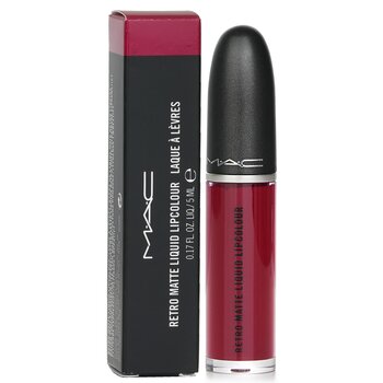 MAC - Retro Matte Liquid Lipcolour - # 102 Dance With Me (Deep Cranberry Red) (Matte) Image 1