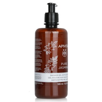 Apivita - Pure Jasmine Shower Gel with Essential Oils - Ecopack Image 1