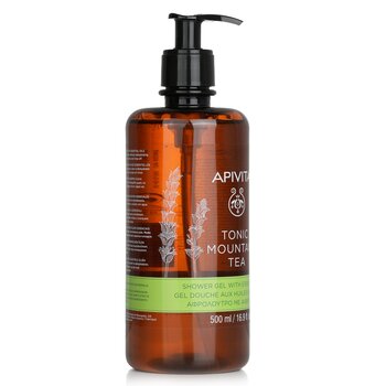 Apivita - Tonic Mountain Tea Shower Gel With Essential Oils - Ecopack Image 1