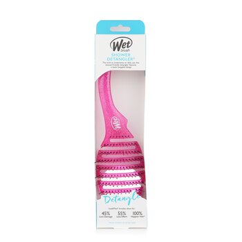 Wet Brush - Shower Detangler - # Pink Glitter Image 1