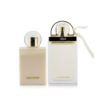 Love Story Coffret: Eau De Parfum Spray 75ml/2.5oz + Perfumed Body Lotion 100ml/3.4oz (2pcs) 