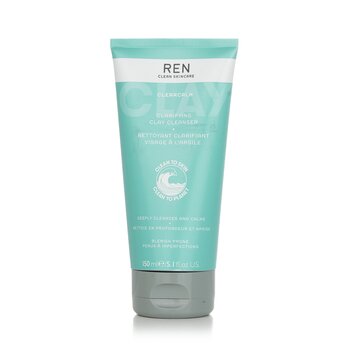 Ren Clearcalm Clarifying Clay Cleanser (For Blemish Prone Skin) 150ml/5.1oz