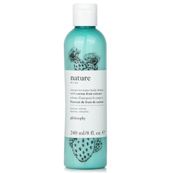 Nature In A Jar Cream-To-Water Body Lotion With Cactus Fruit Extract (240ml/8oz) 