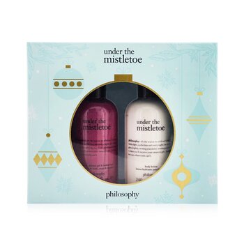Under The Mistletoe 2-Pieces Set: Shampoo, Shower Gel & Bubble Bath Gel 240ml + Body Lotion 240ml (2x240ml/8oz) 