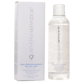 SKEYNDOR - Aquatherm Cleansing Micellar Water - For Face, Eyes, Lips Image 1