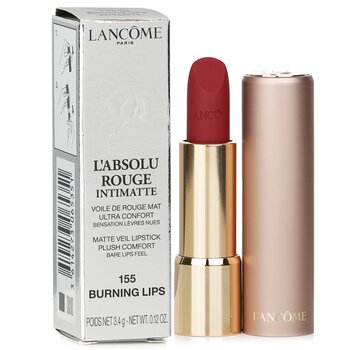 Lancome - L'Absolu Rouge Intimatte Matte Veil Lipstick - # 155 Burning Lips Image 1