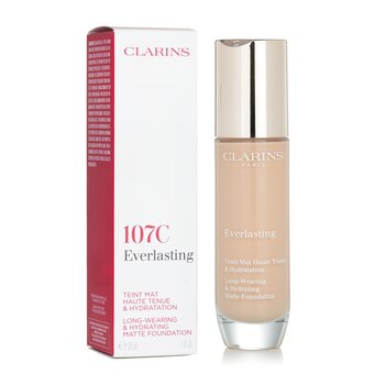 Clarins - Everlasting Long Wearing & Hydrating Matte Foundation - # 107C Beige Image 1