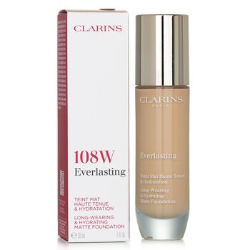 Clarins - Everlasting Long Wearing & Hydrating Matte Foundation - # 108W Sand Image 1