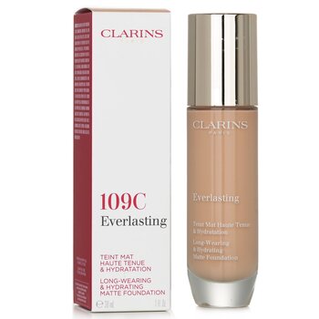 Clarins - Everlasting Long Wearing & Hydrating Matte Foundation - # 109C Wheat Image 1