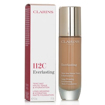 Clarins - Everlasting Long Wearing & Hydrating Matte Foundation - # 112C Amber Image 1