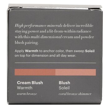 Glo Skin Beauty - Blush Duo (1x Blush + 1x Cream Blush) - # Getaway Glow Image 2