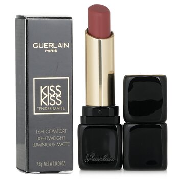 Guerlain - Kisskiss Tender Matte Lipstick - # 258 Lovely Nude Image 1