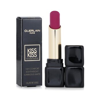 Guerlain - Kisskiss Tender Matte Lipstick - # 880 Caress Plum Image 1