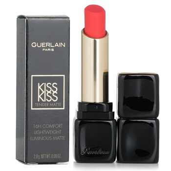 Guerlain - Kisskiss Tender Matte Lipstick - # 520 Sexy Coral Image 1