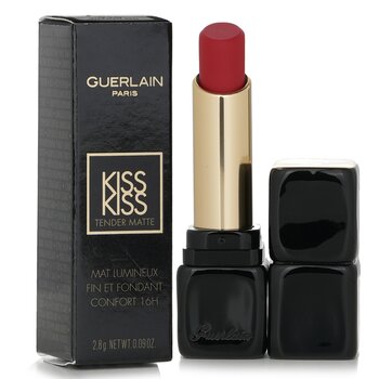 Guerlain - Kisskiss Tender Matte Lipstick - # 910 Wanted Red Image 1