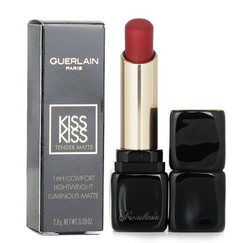 Guerlain - Kisskiss Tender Matte Lipstick - # 999 Eternal Red Image 1