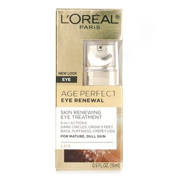 L'Oreal - Age Perfect Eye Renewal - Skin Renewing Eye Treatment - For Mature, Dull Skin Image 1