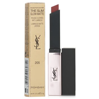 Yves Saint Laurent - Rouge Pur Couture The Slim Glow Matte - # 205 Secret Rosewood Image 1