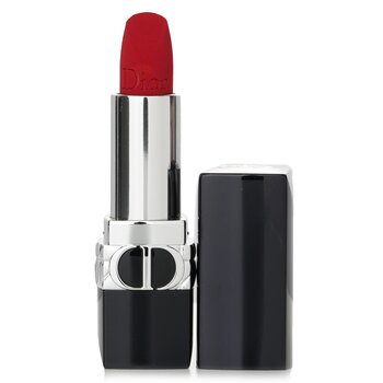 Rouge Dior Couture Colour Refillable Lipstick - # 999 (Velvet) (3.5g/0.12oz) 