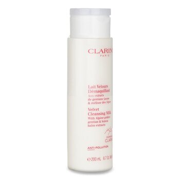 Clarins - Velvet Cleansing Milk with Alpine Golden Gentian & Lemon Balm Extracts Image 1