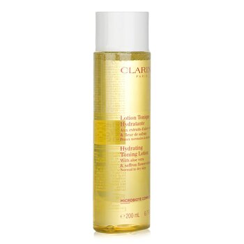 Clarins - Hydrating Toning Lotion with Aloe Vera & Saffron Flower Extracts - Normal to Dry Skin Image 1