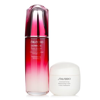 Shiseido - Defend & Regenerate Power Moisturizing Set: Ultimune Power Infusing Concentrate N 100ml + Essential Energy Moisturizing Cream 50 ml Image 1