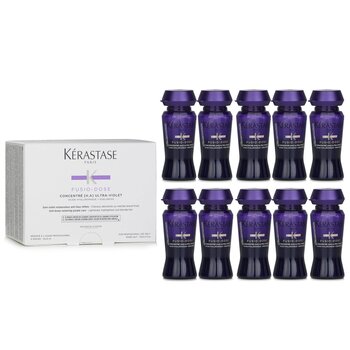 Fusio-Dose Concentre H.A Ultra-Violet (For Lightened, Highlighted Cool Blonde Hair) (10x12ml/0.4oz) 