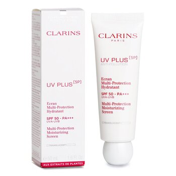 Clarins - UV Plus [5P] Anti-Pollution Multi-Protection Moisturizing Screen SPF 50 - Translucent Image 1