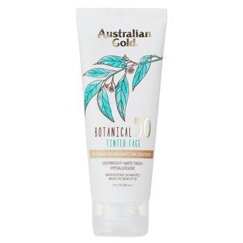 Botanical Sunscreen SPF 50 Tinted Face BB Cream - Medium to Tan (89ml/3oz) 