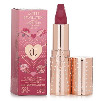 Charlotte Tilbury - Matte Revolution Refillable Lipstick (Look Of Love Collection) - # First Dance (Blushed Berry-Rose) Image 1